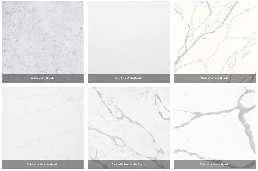 Quartz countertop colors